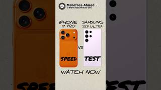 iPhone 17 Pro Vs Samsung S23 Ultra Speed Test #shorts #iphone17pro #samsungs23ultra #speedtest
