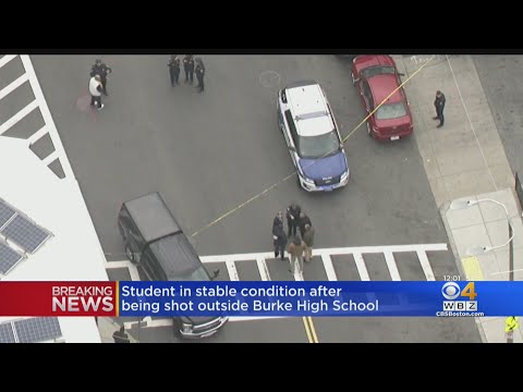 1 student shot, another arrested outside Jeremiah E Burke High School in Dorchester