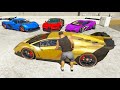 GTA 5 Stealing Super Cars with Franklin #17 (GTA 5 Expensive Cars)