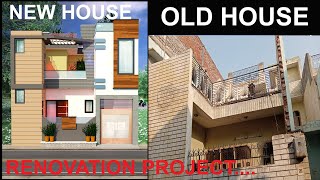 Home Front Design # Convert Old House into New House # Renovation Project # Change Home front Look