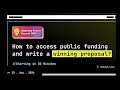 Securing Public Funding: Expert Strategies for Partnership and Grant Writing Success | Webinar