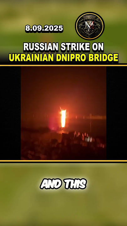 Download lagu 💥 BREAKING NEWS! UKRAINIAN DNIPRO BRIDGE ATTACKED RUSSIA'S STRATEGIC STRIKE IN UKRAINE #shorts