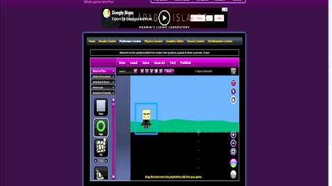 Sploder Tutorial   How to make a platform game