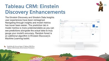 Analytics: Tableau CRM: Einstein Discovery Enhancements