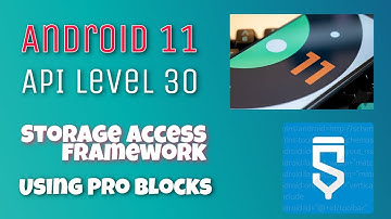Android 11 storage access framework