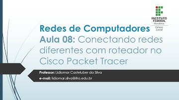 Redes de Computadores - Aula 08: Conectando redes diferentes com roteador no Cisco Packet Tracer