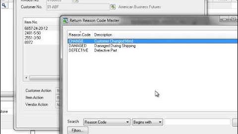 Return Merchandise Authorization