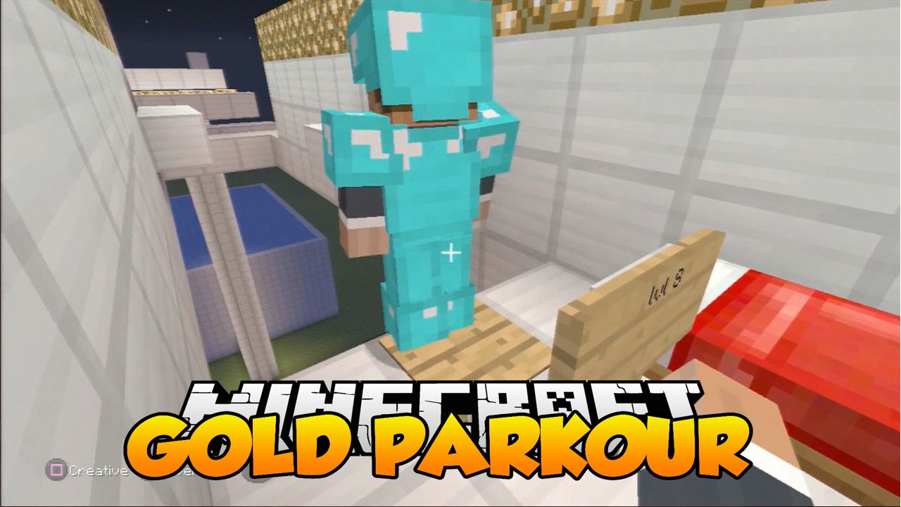 Coby Gold Ramp Minecraft Gold Parkour W/ Coby! - YouTube