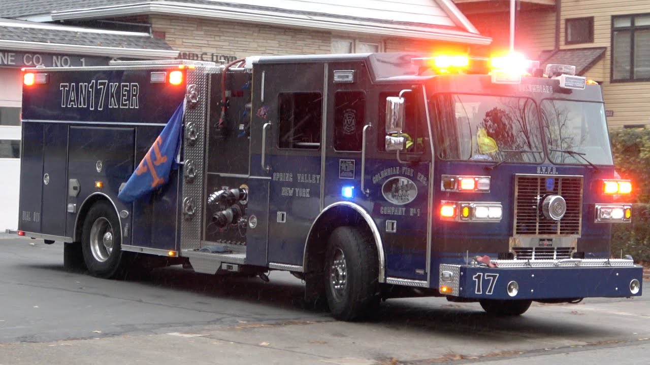 Spring Valley Fd Spring Valley FD 17-1000 & 17-Tanker Responding - YouTube
