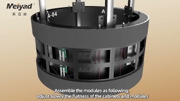 How to Use Meiyad Flexible LED Module to Build Cylinder LED Screen?
