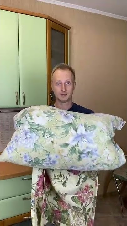 Как заправить подушку в большую наволочку | Лайфхаки от Нечетова ...