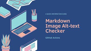 GitHub Actions: Markdown Image Alt text Checker