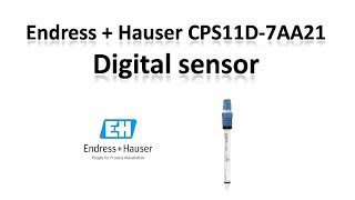 Endress Hauser Digital Sensor Cps11D-7Aa21 E H Eltra Trade