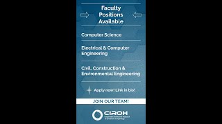 CIROH Faculty Positions Available!