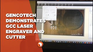 Gencotech Demonstrates GCC Laser Engraver And Cutter
