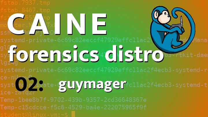 CAINE - 02 - forensic imaging and cloning using Guymager - tutorial