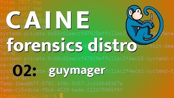 CAINE - 02 - forensic imaging and cloning using Guymager - tutorial