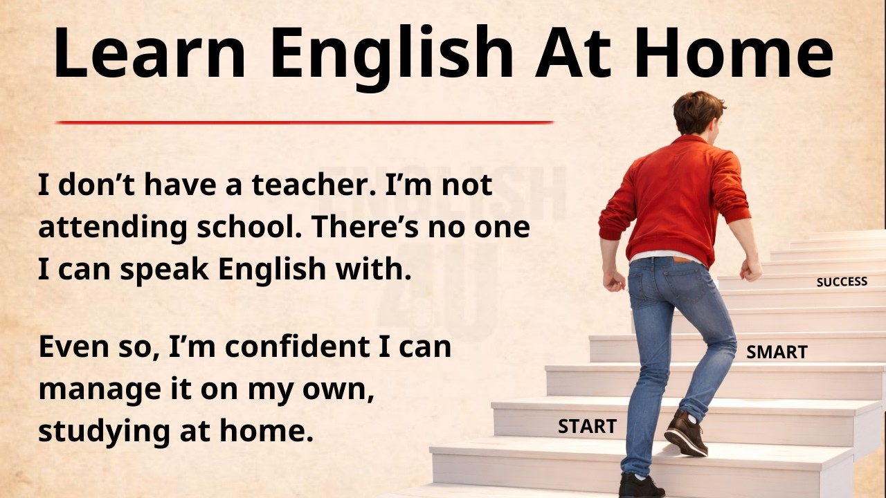 Learn English Step by Step At Home || English Fluency Journey | English Easy Practice