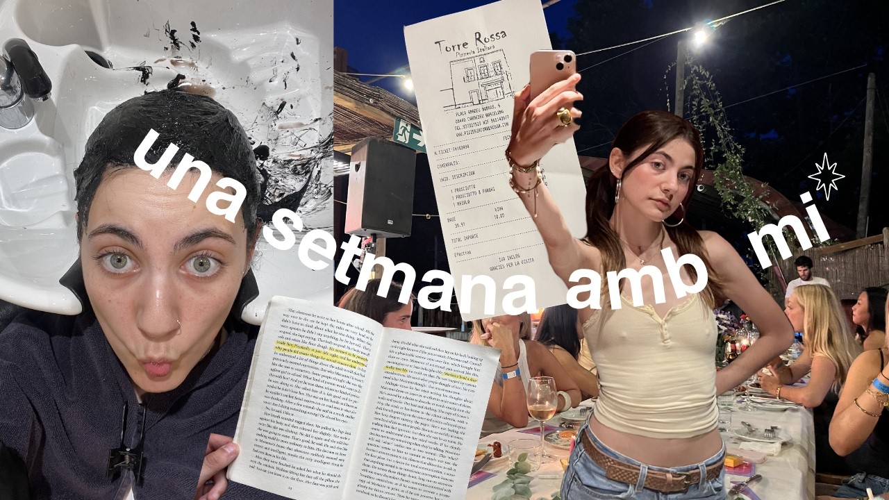 la meva setmana: em tallo els cabells, endreço el pis i llegeixo