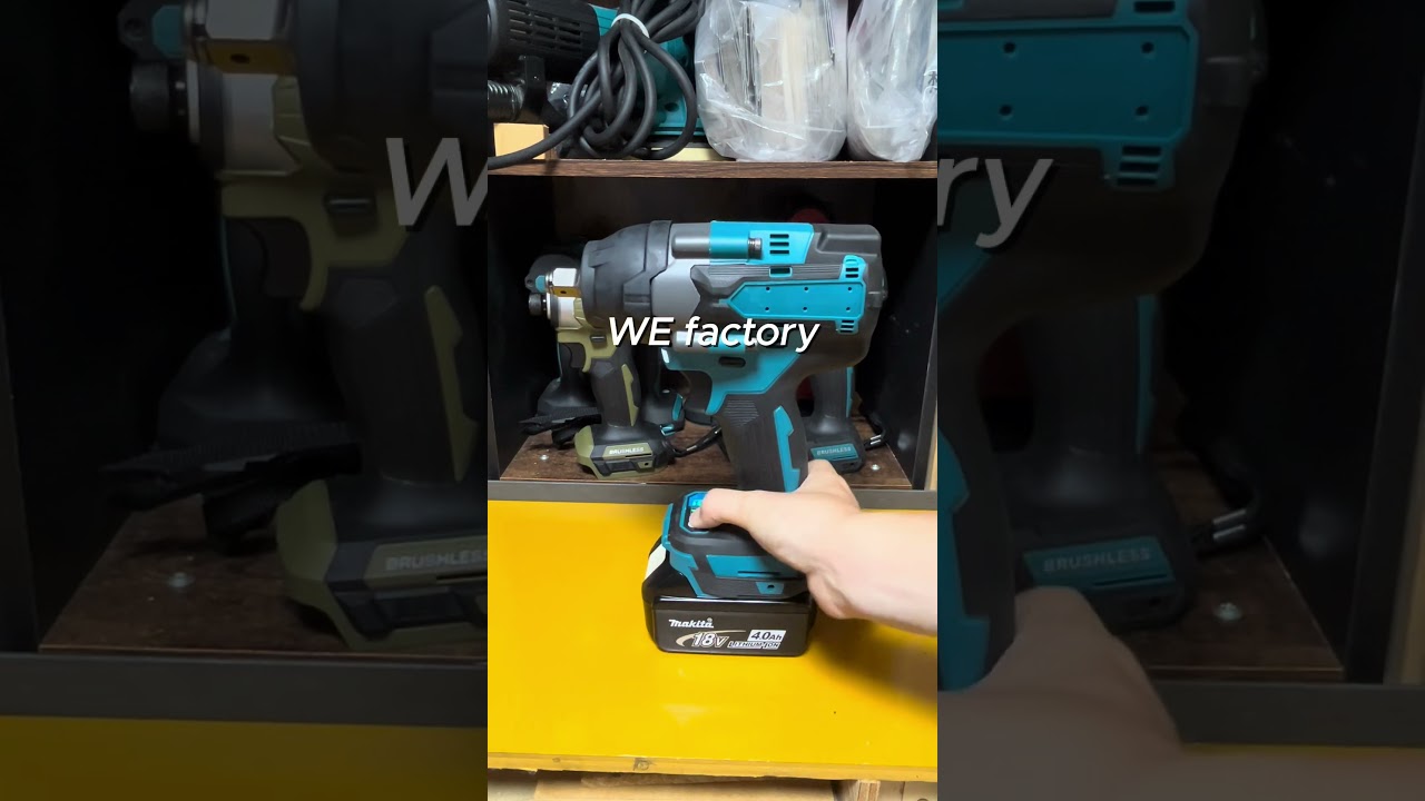WE factory 18V 充電式ヘビーインパクトレンチ 980Nm ソケット1/2