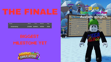 ITS OVER... FRONT PAGE HAS BEEN ACHIEVED! (Mining Simulator 2 Finale)