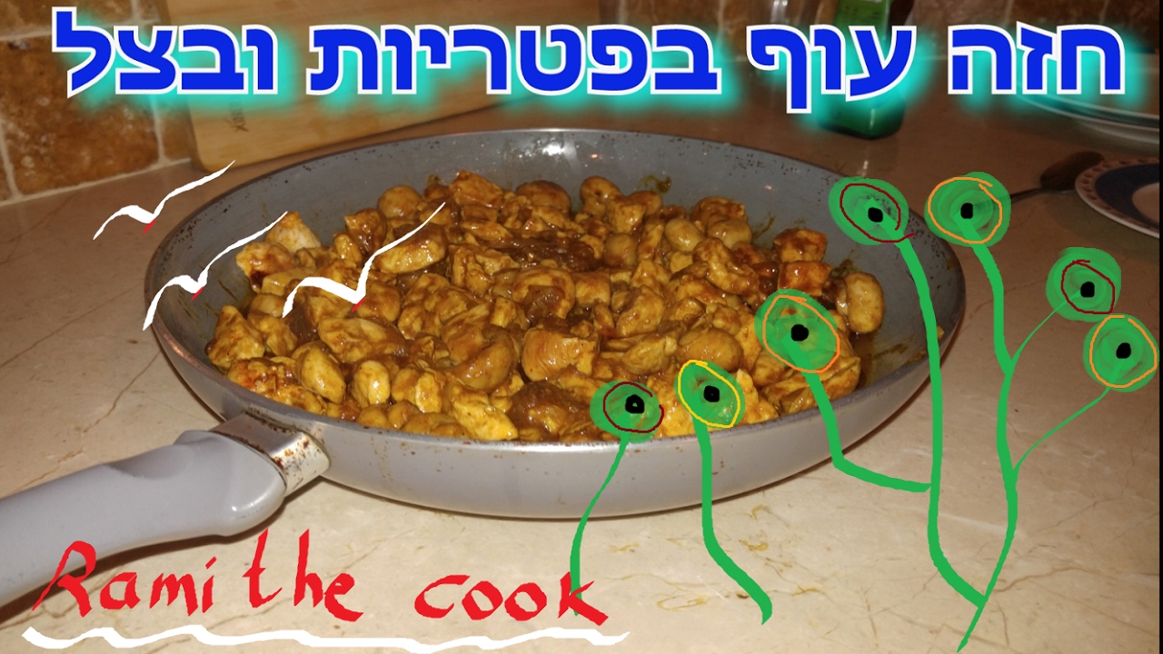 חזה עוף בפטריות ובצל
