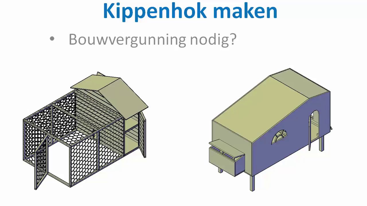 Kippenhok Maken Stappenplan En Bouwtekening Freds Bouwtekeningen