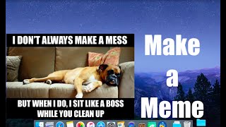 How to create a meme in Mac Preview