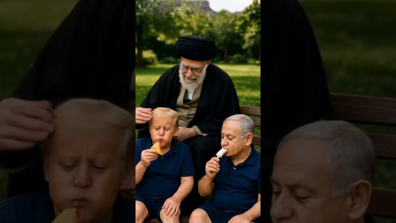 Ali Khamenei Blesses Trump Netanyahu As They Dine In Silence Iran Israel