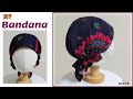 DIY 헤어스카프&두건 만들기| Hairscarf & Bandana|Pattern  included|패턴 포함|도안|Unisex| 남녀가능|머리수건|반다나| ヘアスカーフ|フード