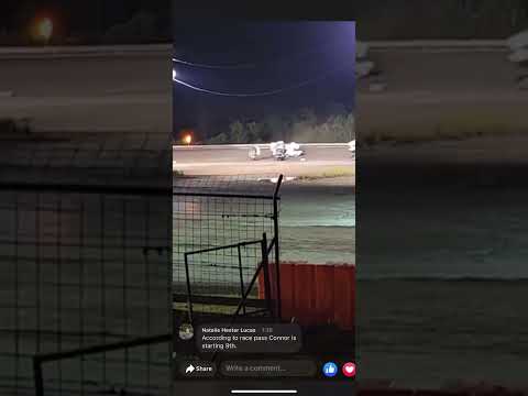 Winged Sprint Race Car Crash!