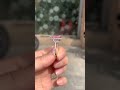 Sayabling 14ct Cushion Cut Pink Sapphire Engagement Ring
