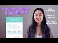 🎞 creator series pt. 10 ✧ how to create a media kit (get more brand deals) ft. SocialBook