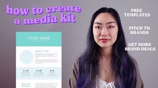 🎞 creator series pt. 10 ✧ how to create a media kit (get more brand deals) ft. SocialBook