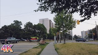 4K Toronto Walk - Bathurst Steeles Newtonbrook West