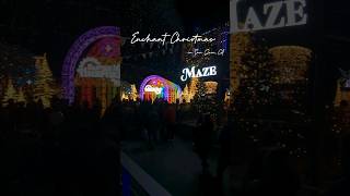Enchant Christmas in San Jose 2023🎄🔔🎶 漂亮的聖誕節燈光秀 Light Maze & Village #enchant #christmas #sanjose
