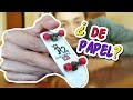 Haz tu fingerboard de papel   fingerskate hecha de papel  r2artur