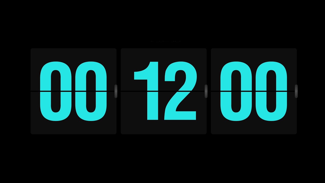 12 Minutes Blue Timer ⏳ Calm Focus Countdown
