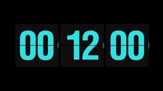 Famous 12 Minutes Blue Timer ⏳ Calm Focus Countdown Wealth