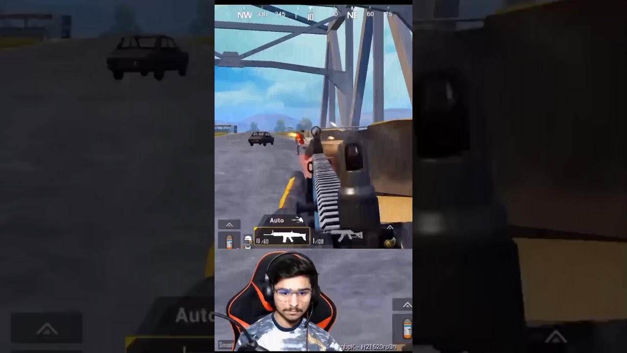 😨1 v 4 Clutch in 10 HP😲😲 PUBG Mobile #shorts