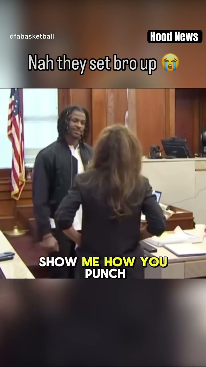 Nah they set bro up #hoodnews #jamorant #court #lawyer #NBA #courtroom #omg #how #wow #punch #howto