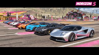 Forza Horizon 5 - Top 22 Fastest Hyperacars Drag Race (2022 Update)