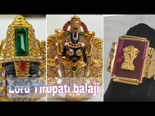 Sri Venkateswara Perumal Ring - Siva Jewellers