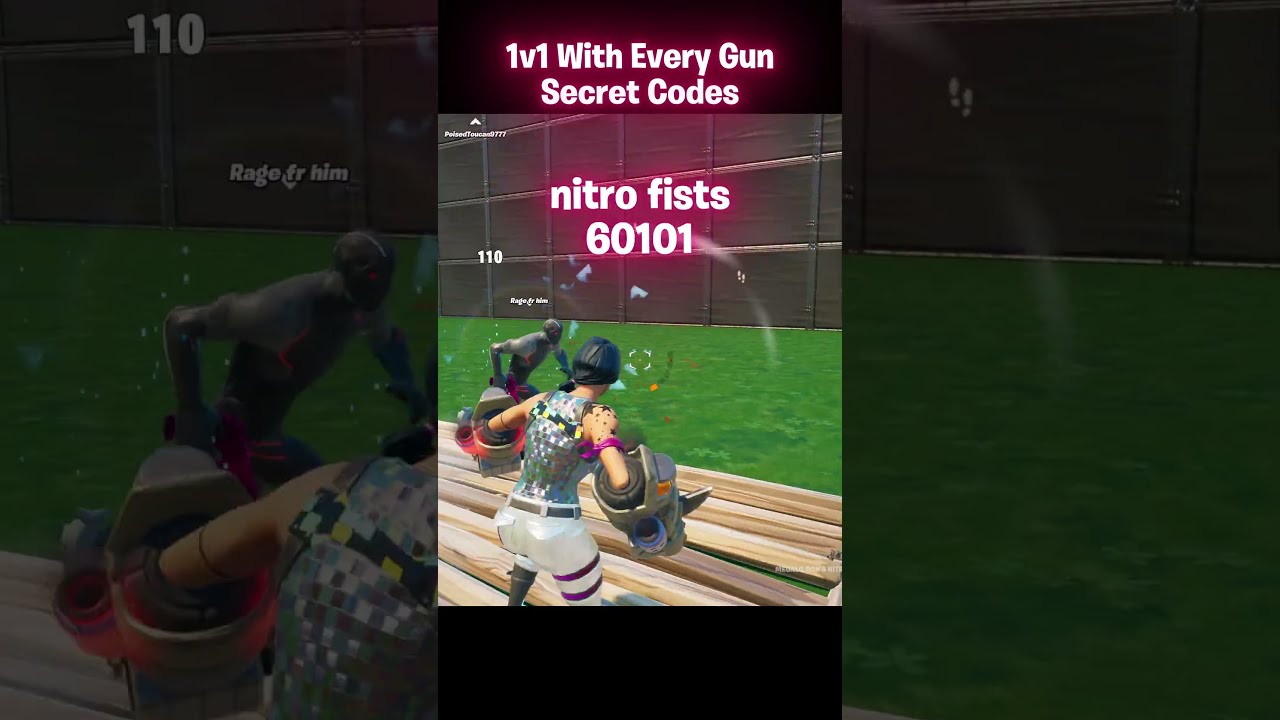 HOW TO UNLOCK ALL SECRETS IN 1V1 WITH EVERY GUN 