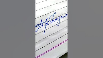 Signature style "Akshaya"🖊️ Comment your name!! | Please subscribe if you like it. #shorts