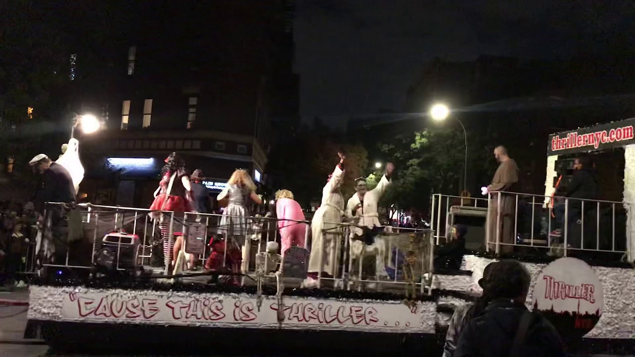 NYC Halloween Parade Village 2018 THRILLER DANCE YouTube