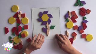 Wooden Puzzle Blox - Flower