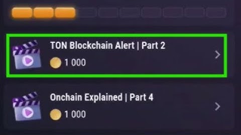 TON Blockchain Alert | Part 2 | TapSwap Code | TON Blockchain Alert | Part 2