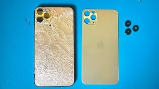 Iphone 11 Pro Max Back Glass Replacement Youtube