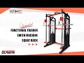 Pro ultimate  upgraded  functional trainer  smith  squat rack combo  ultimate gym solutions